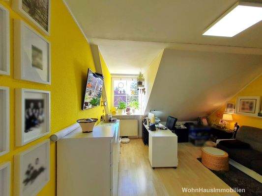 Arbeiten oder Gäste immer im Obergeschoss