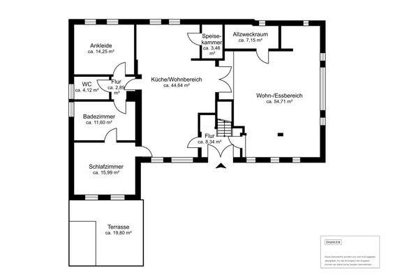 Grundriss Erdgeschoss