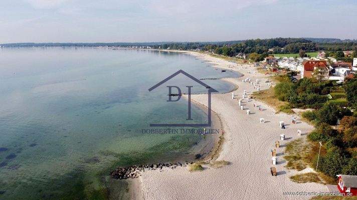 Drohnenbild Sierksdorf Strand