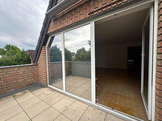 Balkonterrasse Gartenseite