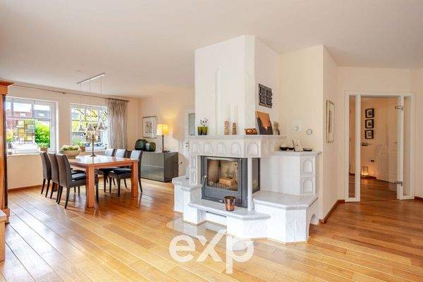 Kamin mit integriertem Heisswasser-System