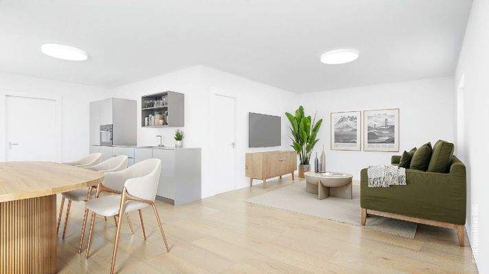 Wohnküche Visualisierung