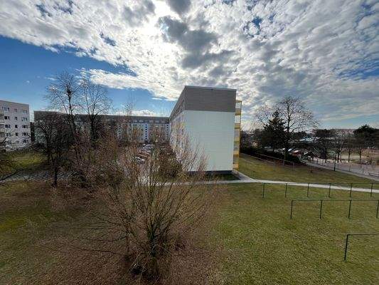 Blick vom Wohnzimmer