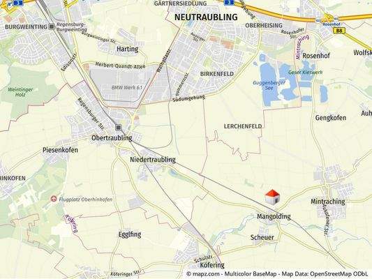 Geolyzer Kartenausschnitt