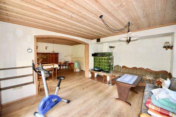 Wohnbereich Kachelofen