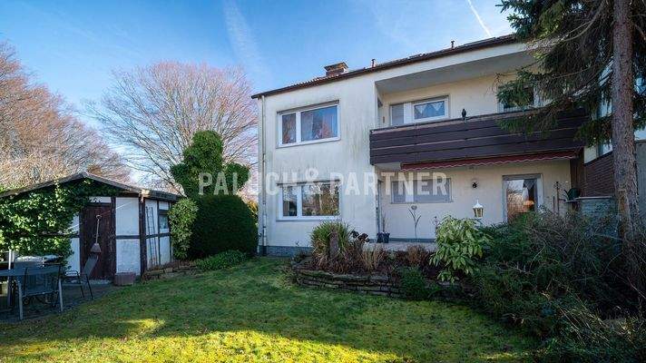 Hausansicht vom Garten