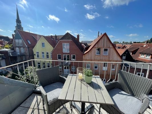 Ausblick vom Balkon 