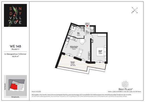 Vertriebsgrundriss_Sunday_Village_Bauteil1.1.WE148