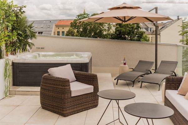 Terrasse mit Südostausrichtung