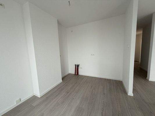 Blick zur offenen Küche