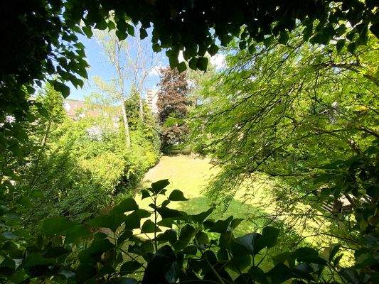 Blick aus dem Schlafzimmer aus dem Obergeschoss