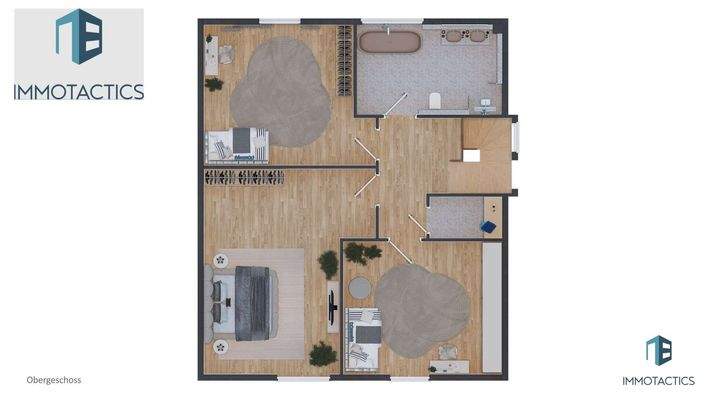 Visualisierung Obergeschoss