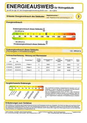 Energieausweis (v. neuer Hzg.)