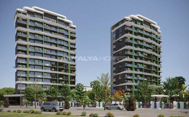 Flats with Large Spaces in Mersin with Nature and Sea Views