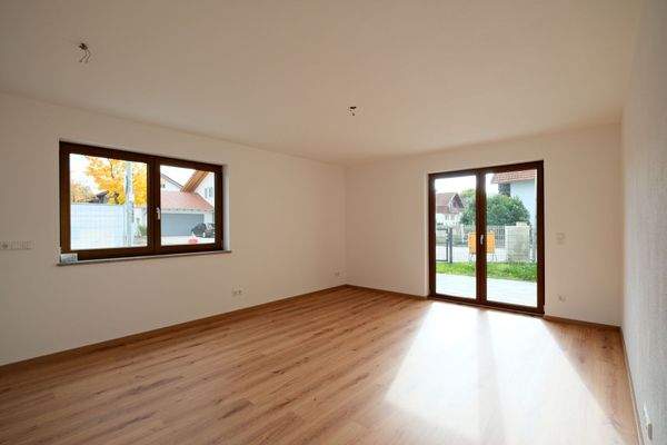 Der Wohn- Koch- und Essbereich