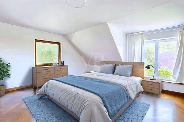 Schlafzimmer DG digital möbliert