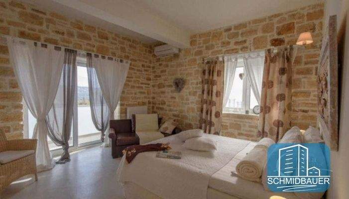 Kreta, Pitsidia: Wunderbare Villa mit Pool und Blick auf die Berge von Psiloritis