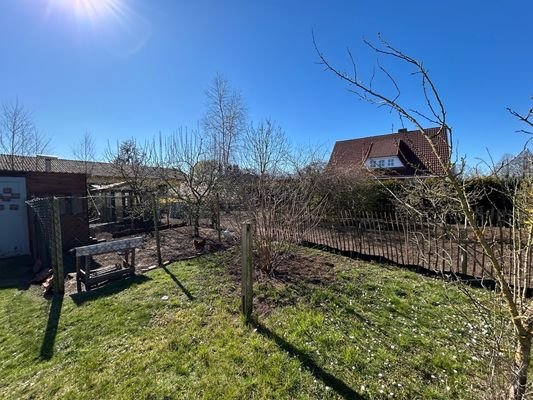 Garten Westseite
