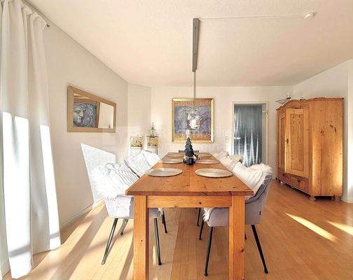 Esszimmer Terrassenausblick