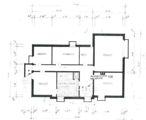 Grundriss Kellergeschoss