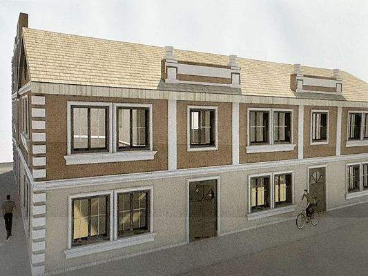 Ansicht Neubauvorhaben