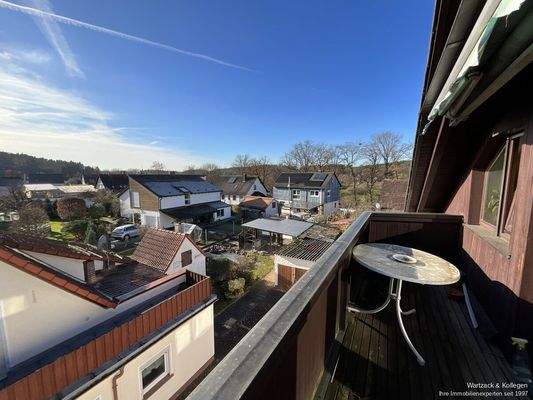 DG -Balkon mit Ausblick