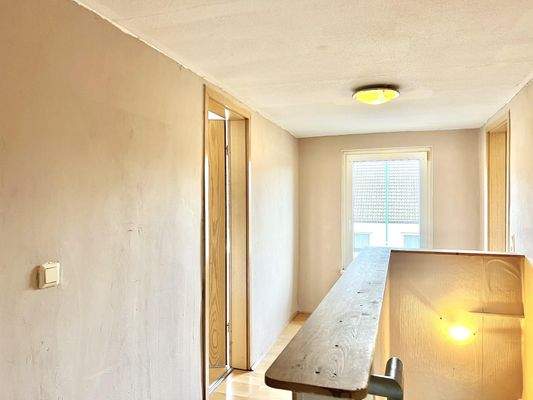 Der Flur im Dachgeschoss