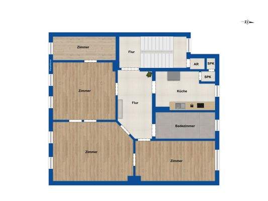 Grundriss Dachgeschoss