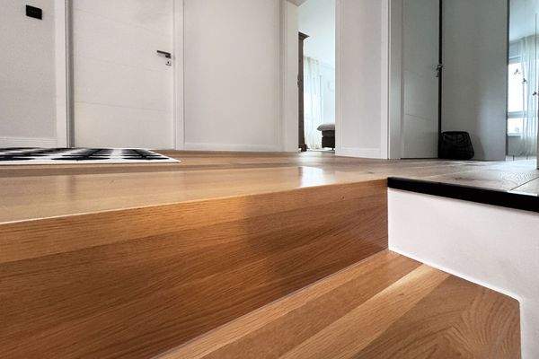 Parkettboden, Übergänge