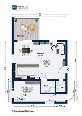 Gästehaus Erdgeschoss