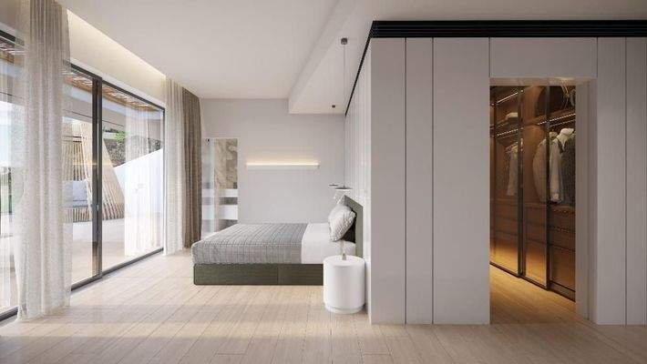 Kreta, Chersonisou: Moderne Luxusvilla mit freiem Meerblick zu verkaufen