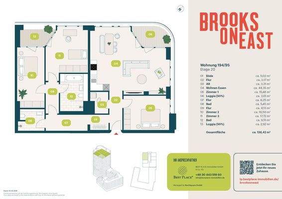 Vertriebsgrundriss WE194+195