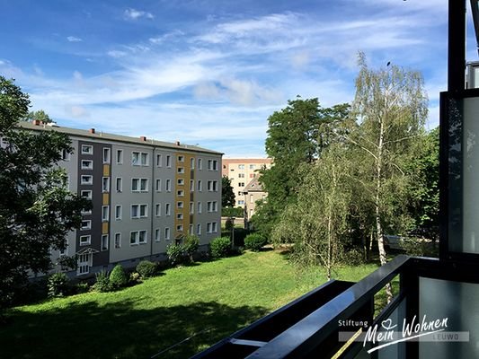 Blick vom Balkon
