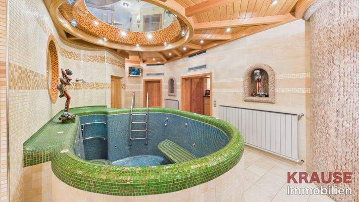 Jacuzzi Wellnessbereich