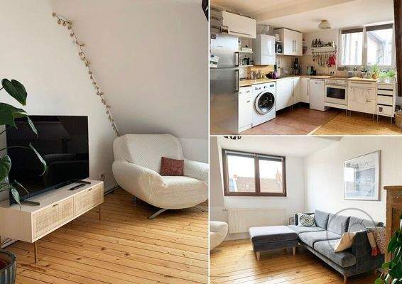 4. OG Vorderhaus - Wohnen - Küche 