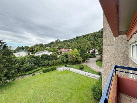 Der Blick vom Balkon