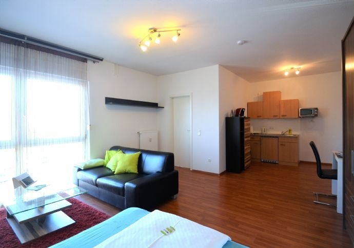 1-Zimmer-Apartment, möbliert & voll ausgestattet in AB, zentrale Lage