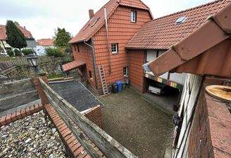 Blick aufs Haus