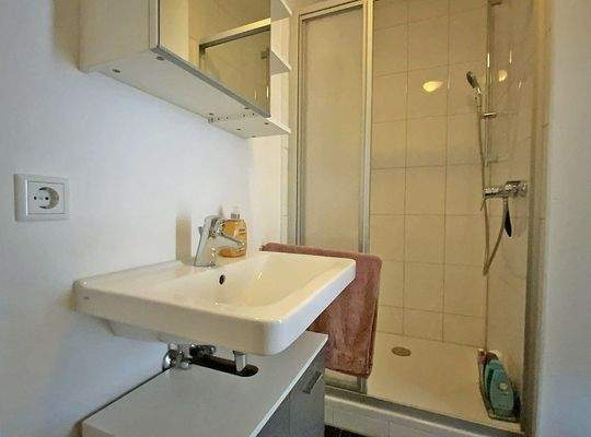 Badezimmer im Dachgeschoss