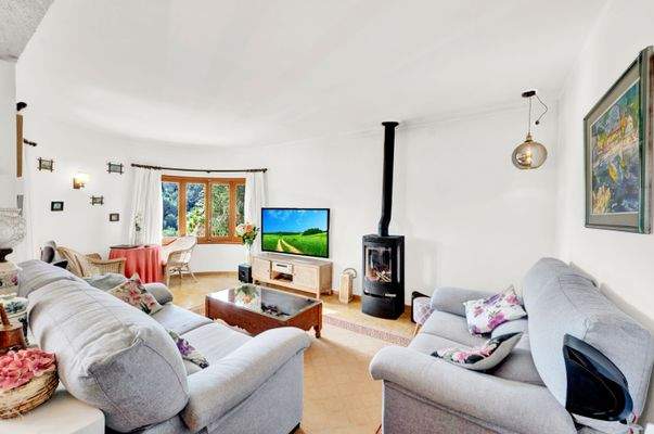 Living area in villa in Costa d_en Blanes