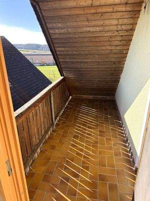 Balkon mit zwei Zugänge