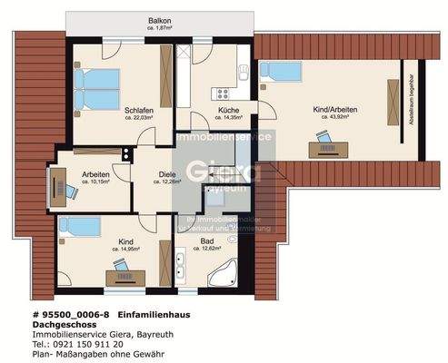 Grundriss Obergeschoss