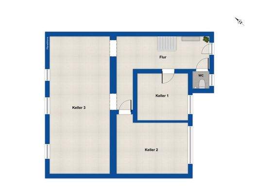 Grundriss Keller