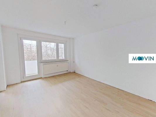 Ansicht I: Wohn- und Esszimmer