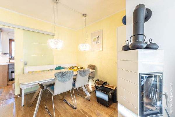 Offen gestalteter Essbereich