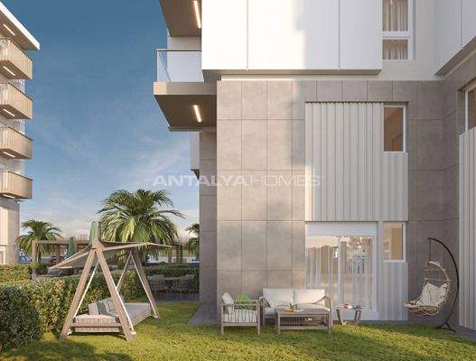 Apartments in a Complex with Pool and Security in Kepez Antalya