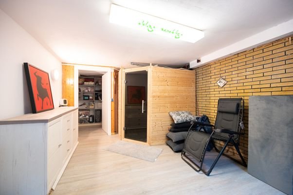 Wellnessraum Kellergeschoss