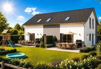 Garten KI generiert