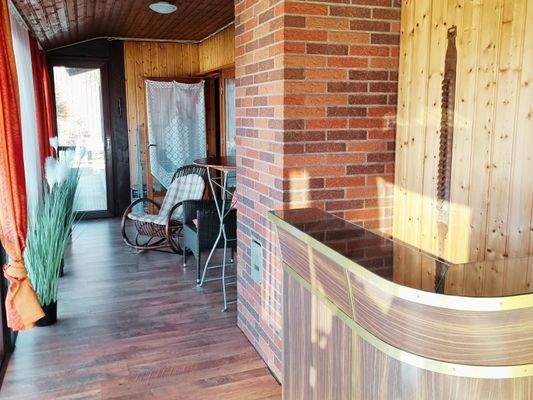 Wintergarten mit Gartenzugang