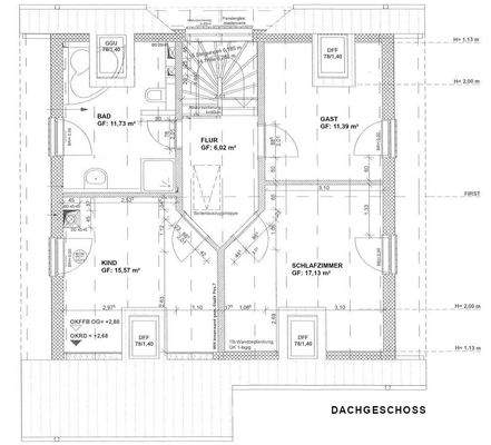 Grundriss Dachgeschoss